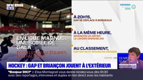 Hockey sur glace: Gap et Briançon jouent à l'extérieur