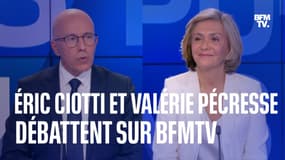 Congrès LR: Éric Ciotti et Valérie Pécresse débattent sur BFMTV