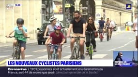Paris: de nouveaux cyclistes sur les routes de la capitale