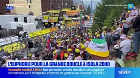 L'euphorie pour la Grande Boucle à Isola 2000 pour la 19e étape