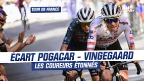 Tour de France : Les coureurs étonnés de l’écart entre Pogacar et Vingegaard