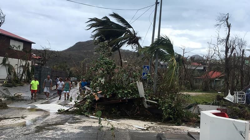 L'île française de Saint-Barthélemy, le 6 septembre 2017. 