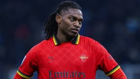 Rafael Leao lors d'AC Milan-Lazio, le 2 mars 2025 en Serie A
