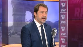 Christophe Castaner sur BFMTV-RMC le 21 mars 2022.
