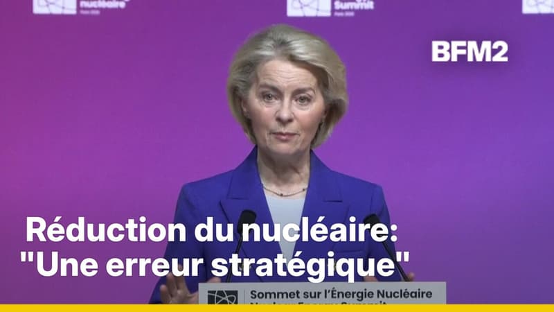 Le discours d'Ursula von der Leyen au sommet de l'énergie nucléaire