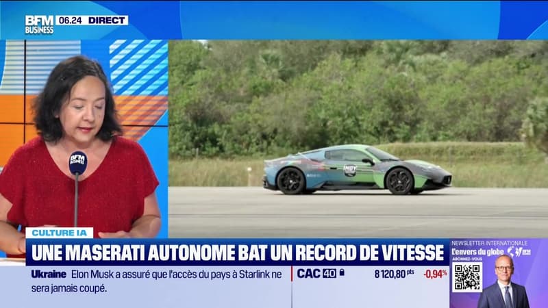 Culture IA : Une Maserati autonome bat un record de vitesse, par Melinda Davan-Soulas - 10/03