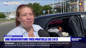Paris: la réouverture partielle de l’A13 ravit certains automobilistes