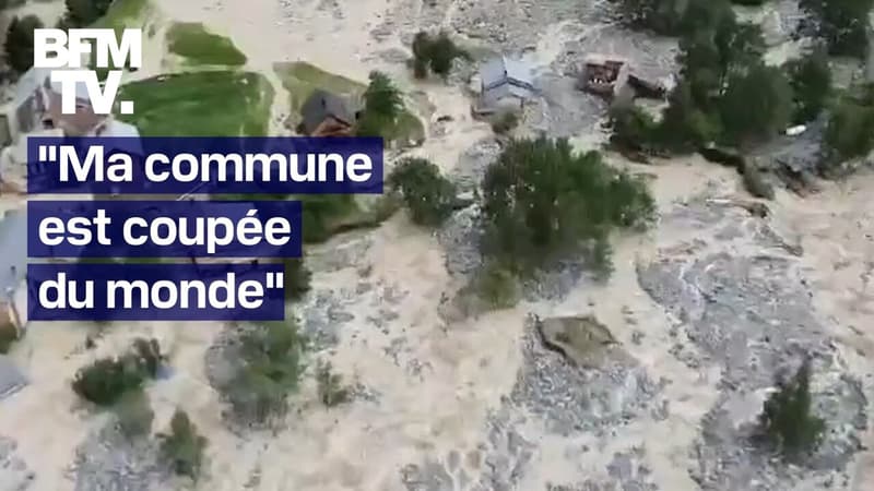 Isère: un village coupé du monde après de violents orages