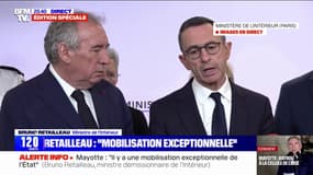 Bruno Retailleau (ministre démissionnaire de l'Intérieur), sur le cyclone à Mayotte: "Il y a une mobilisation exceptionnelle de l'État"