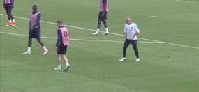 L’entraînement des Bleus à Clairefontaine