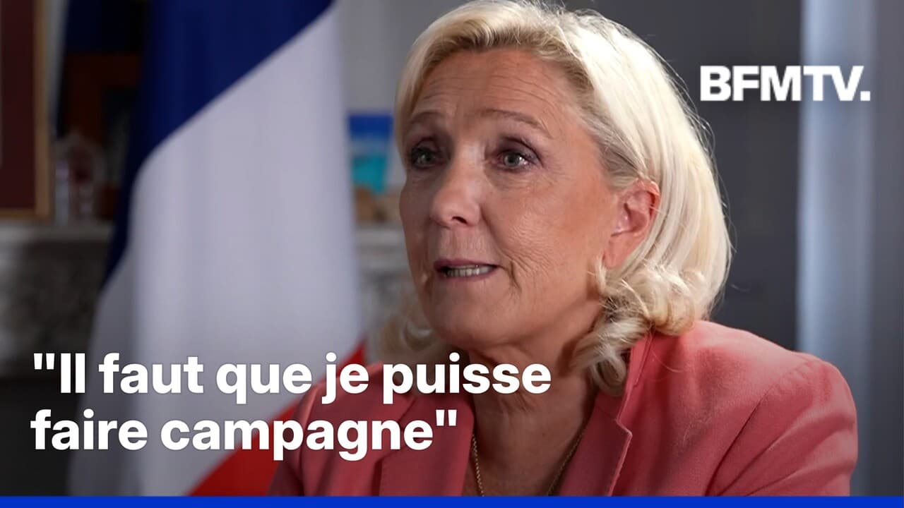 Marine Le Pen affirme qu'elle ne sera pas candidate en 2027 si elle est placée sous bracelet électronique Kép