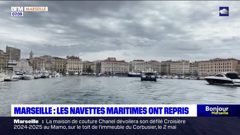 Marseille: les navettes maritimes ont repris du service