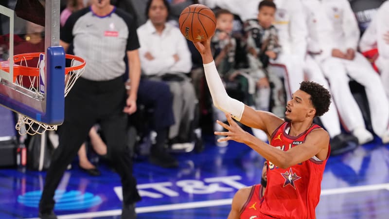 NBA: meilleur marqueur de son équipe en finale du All-Star Game, Wembanyama est "fier d'avoir tout donné"