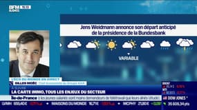 Gilles Moëc (AXA) : Jens Weidmann annonce son départ anticipé de la présidence de Bundesbank, "pour des raisons personnelles" - 21/10