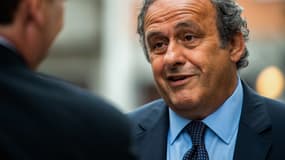 Michel Platini à Stockholm, le 26 juin 2019