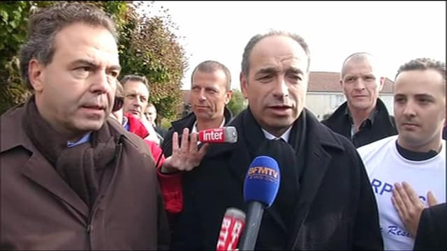 Jean-François Copé, à Colombey-les-deux-Eglises, le 9 novembre 2012