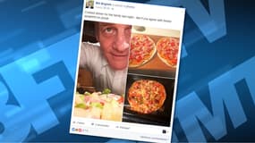 Bill English a exposé sa création culinaire sur Facebook. 