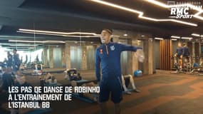Les pas de danse de Robinho à l'entraînement de l'Istanbul BB (qui étale sa technique)