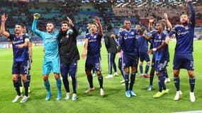 La joie des Lyonnais à Lepizig