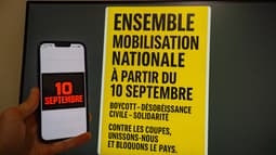 Une affiche du mouvement du 10 septembre.