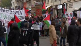 Une manifestation en soutien au peuple palestinien s'est tenue à Marseille ce samedi 9 décembre. 