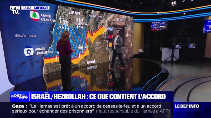 Ce que contient l'accord de cessez-le-feu entre Israël et le Hezbollah