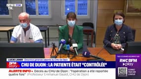 Patiente morte au CHU de Dijon: l'hôpital souhaite rester "dans une relation d'écoute, d'attention à la satisfaction des besoins de cette famille", affirme la directrice adjointe de l'établissement