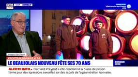 Beaujolais nouveau: "C'est une bonne cuvée" malgré une "année compliquée", assure le président d'Inter Beaujolais