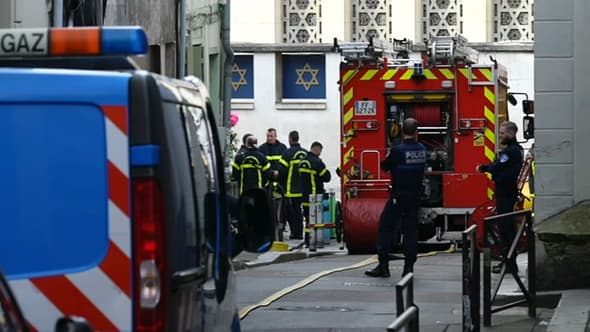 Un homme armé a été tué par les forces de l'ordre près de la synagogue de Rouen, le 17 mai 2024. 