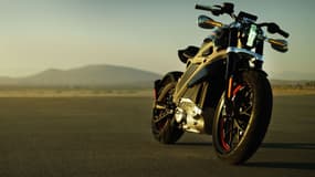 Si vous cherchez une moto électrique sur le Salon de la moto, rendez-vous sur le stand Harley Davidson qui présente le seul modèle de l'événement.