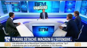 Travail détaché: Emmanuel Macron passe à l'offensive