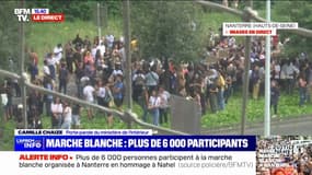 Marche blanche en hommage à Nahel: "Il y a 6000 personnes qui sont venues manifester et on a 200 ou 300 qui veulent en découdre", constate Mokrane Kessi, président de l'association "France des banlieues"
