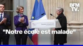 La passation entre Anne Genetet et Élisabeth Borne au ministère de l’Éducation nationale en intégralité
