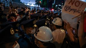 Des protestations à Tokyo pendant la cérémonie d'ouverture des JO