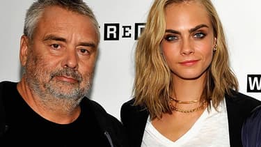 Luc Besson, Cara Delevingne et Dane DeHaan au comic con de San Diego le 21 juillet 2016.