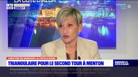 Menton: la candidate (LR) à la mairie Sandra Paire, répond à la plainte pour diffamation déposée par Yves Juhel