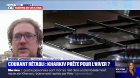 Coupures d'électricité en Ukraine: "C'était difficile mais on lâche rien" témoigne cet habitant de Kharkiv