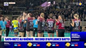 Handball féminin: record d'affluence au Rhénus pour le match Sath-Metz
