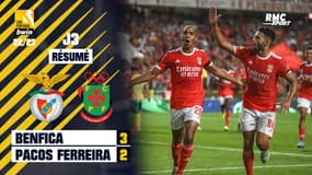 Résumé : Benfica 3-2 Paços de Ferreira – Liga portugaise (J3)
