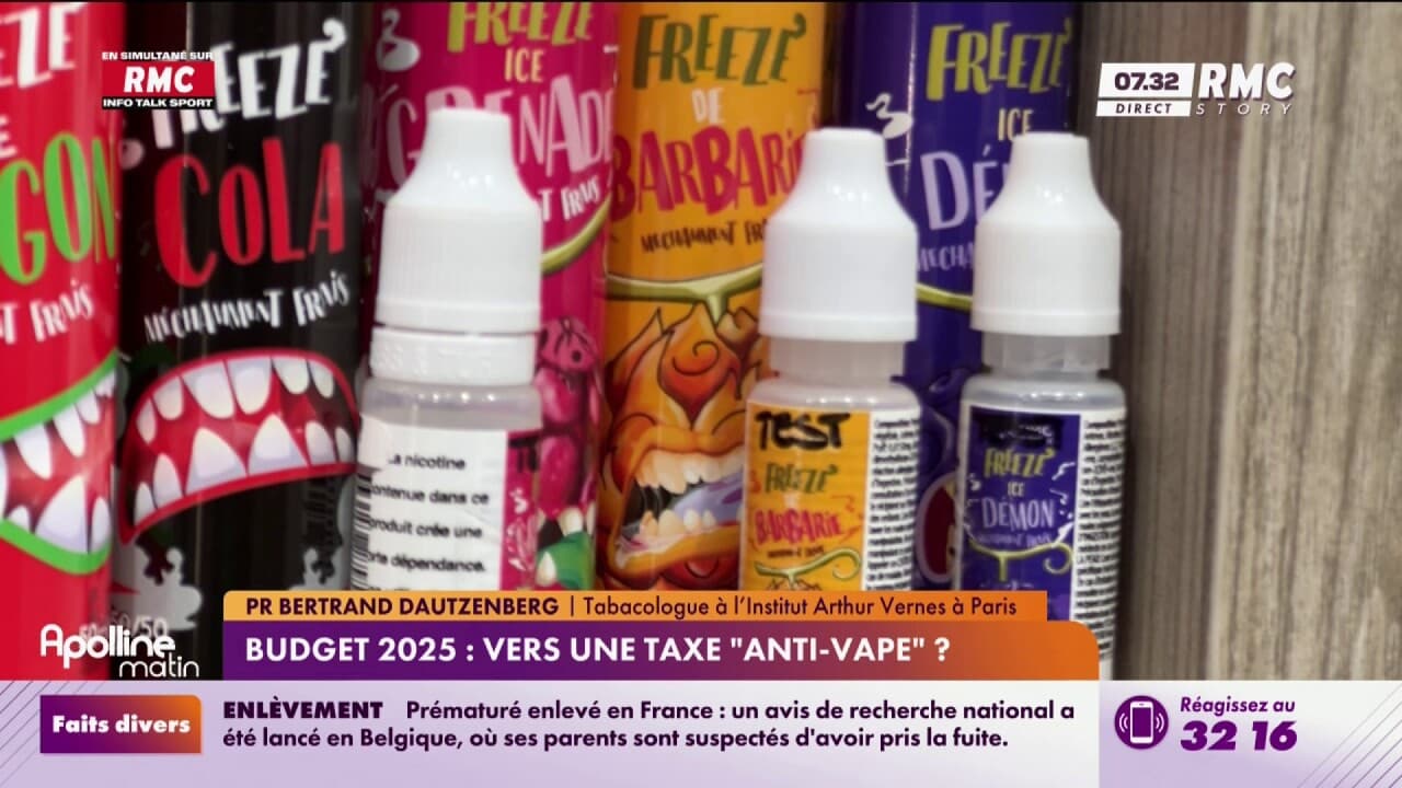 Budget 2025: vers une taxe "anti-vape"? Budget 2025: vers une taxe "anti-vape"?
