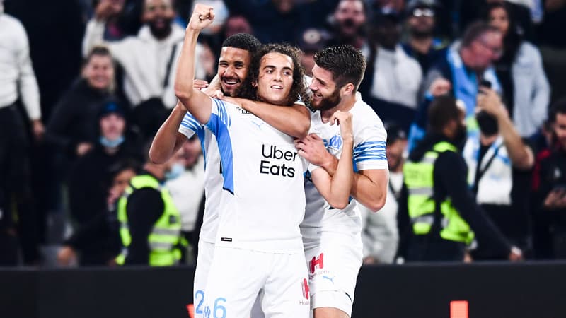 Matteo Guendouzi, buteur avec l'OM