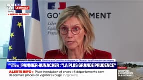 Crues, pluie-inondation: Agnès Pannier-Runacher, ministre de la Transition écologique, appelle à la "prudence" et au "respect des consignes"