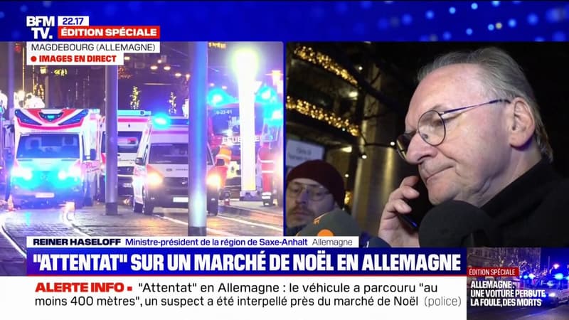 Passage meurtrier d'une voiture sur un marché de Noël de Magdebourg: 