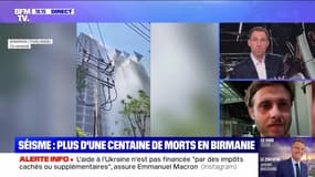 Séisme en Asie : un immeuble s'effondre à Bangkok - 28/03