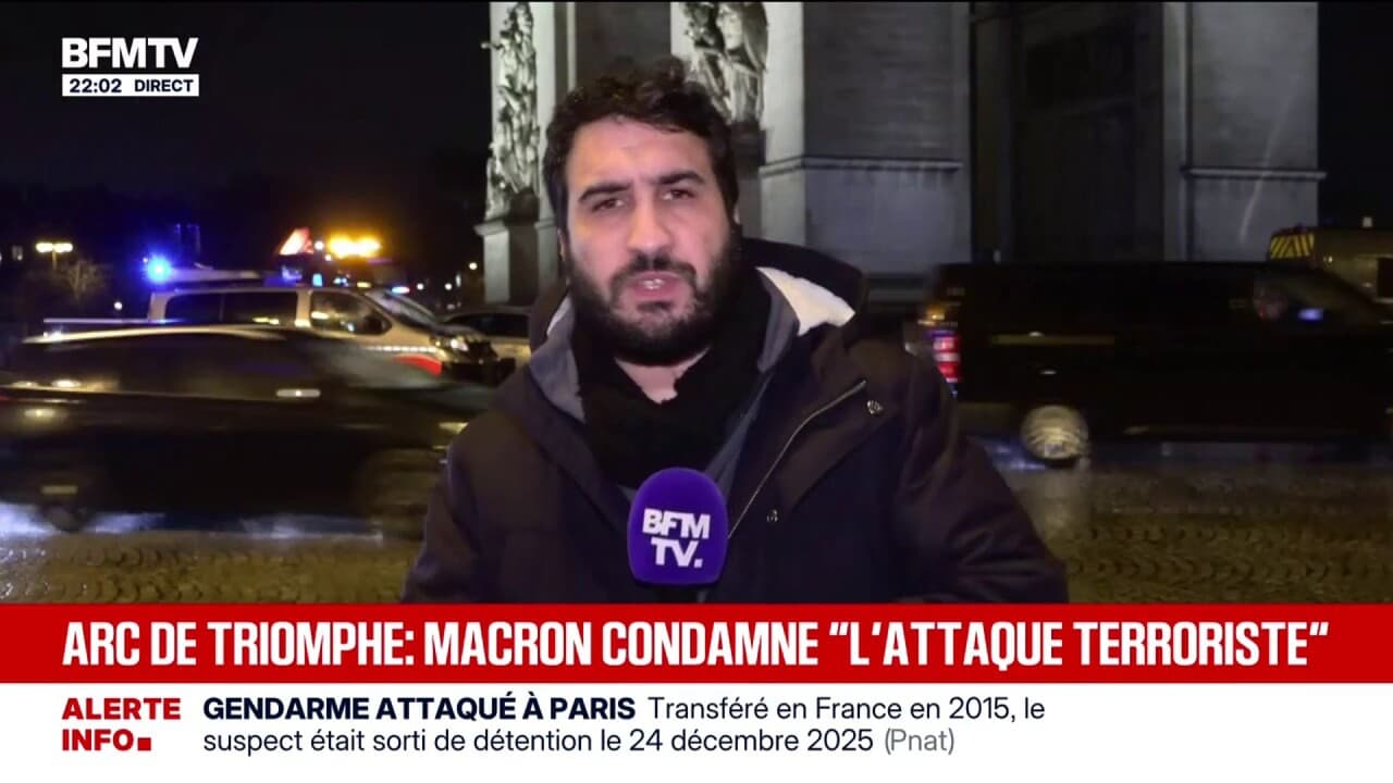 Gendarme agressé à proximité de l'Arc de Triomphe: l'assaillant est mort des suites de ses blessures Kép