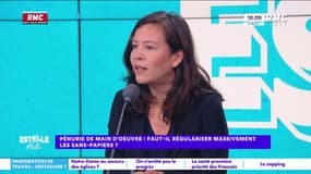"Je suis pour régulariser massivement les sans-papiers", affirme Anne-Sophie Simpere