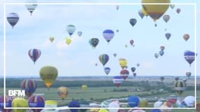 Regardez ce très beau spectacle de centaines de montgolfières dans le ciel de Lorraine