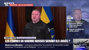 Andriy Kostin, procureur général d'Ukraine: "Vu l’ampleur et la quantité des crimes de guerre sur notre territoire, ils peuvent être considérés comme des crimes contre l’humanité"