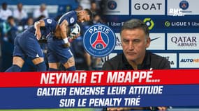 PSG 1-1 Monaco : Galtier met en lumière les attitudes de Neymar et Mbappé sur le penalty