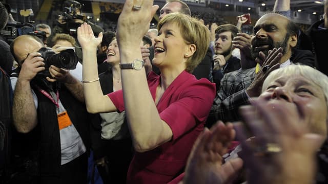La leader du parti indépendantiste, Nicola Sturgeon, s'est félicité vendredi des résultats de son parti.